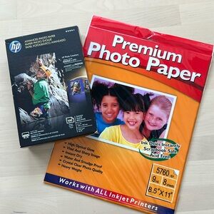 HP Advanced Photo Paper & Premium Photo Paper